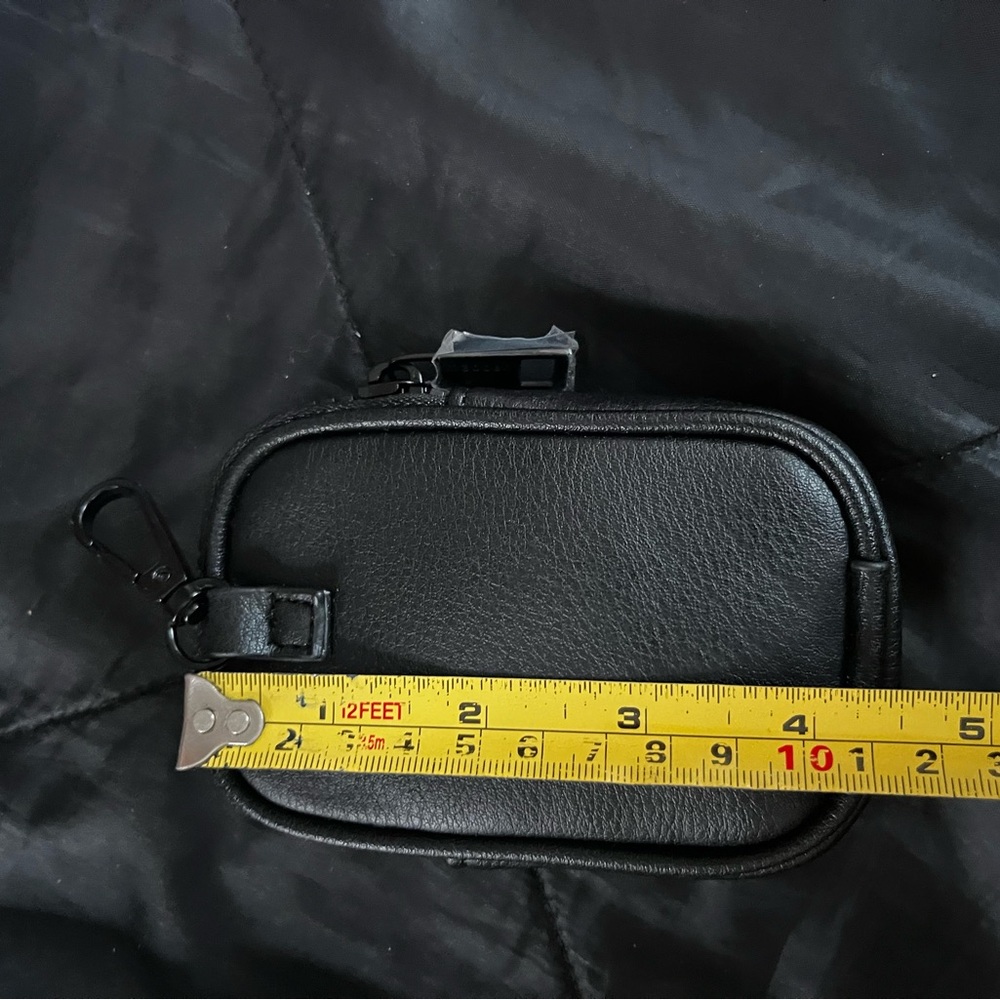 New clip on wallet Black mini bag